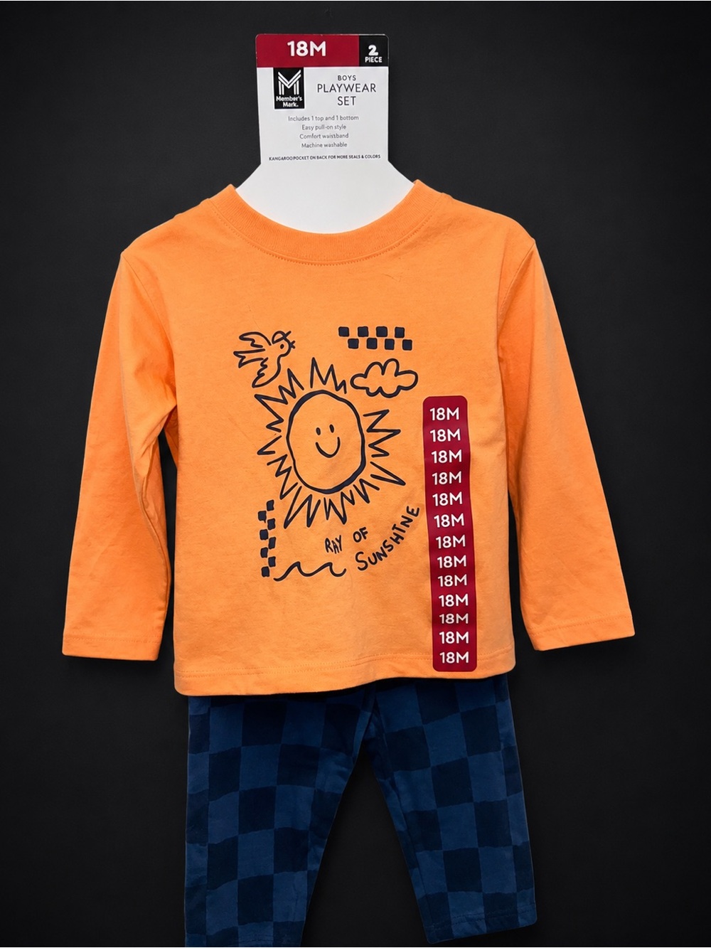 Sun of Sunshine Orange Boys' Long-Sleeve Top by